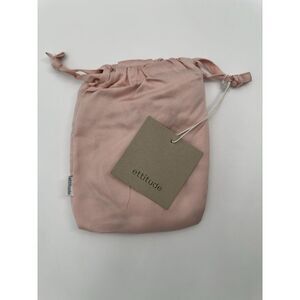 ETTITUDE Sateen Shortie Bamboo Cloud Pink Women's Size Large NEW Lounge PJ Short